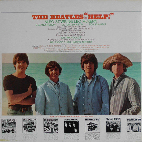 The Beatles : Help! (Original Motion Picture Soundtrack) (LP, Album, Jac)