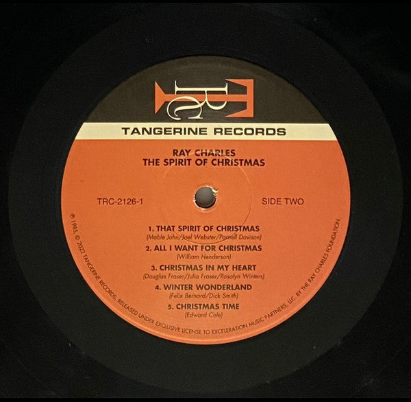 Ray Charles : The Spirit Of Christmas (LP, Album, RE, RM)