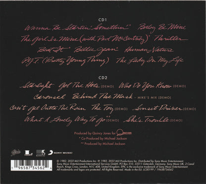 Michael Jackson : Thriller 40 (CD, Album, RE + CD + 40t)