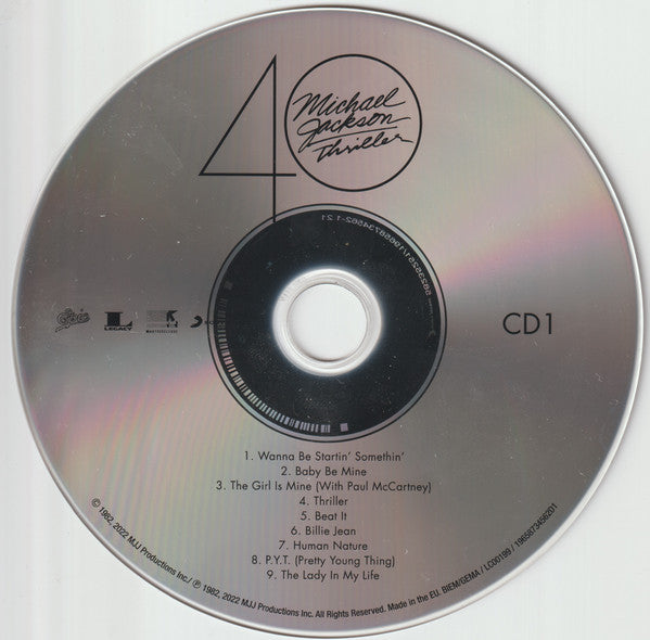 Michael Jackson : Thriller 40 (CD, Album, RE + CD + 40t)