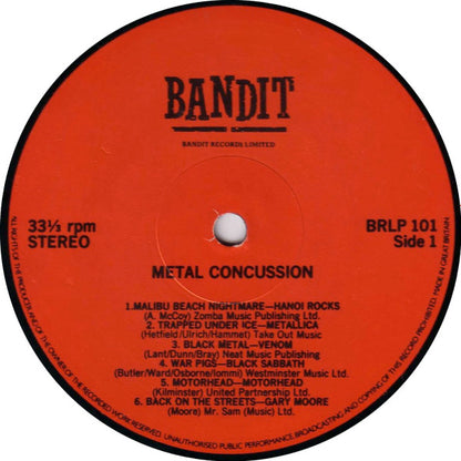 Various : Metal Concussion (LP, Comp)