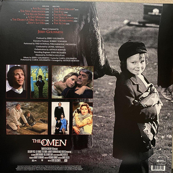 Jerry Goldsmith , Conducted By  Lionel Newman : The Omen (Original Motion Picture Soundtrack) (LP, Album, RE, S/Edition, Blo)