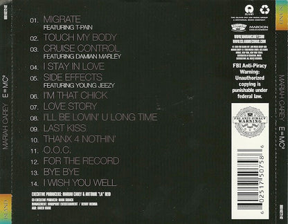Mariah Carey : E=MC² (CD, Album)