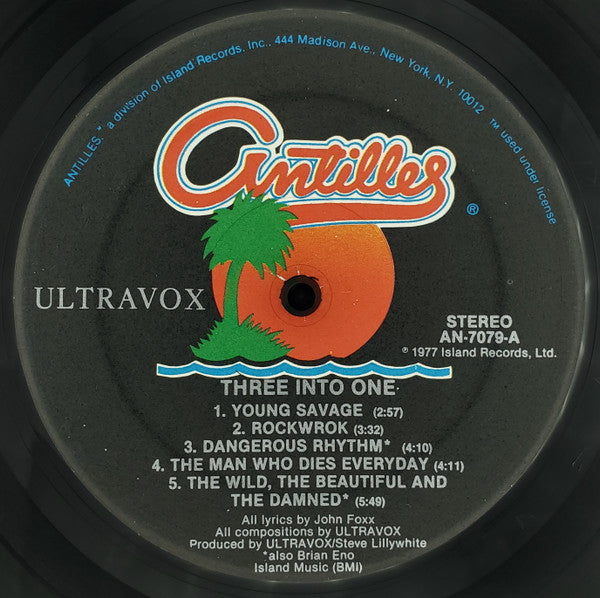 Ultravox : Three Into One (LP, Comp, Kee)