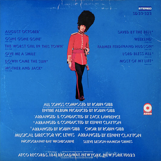 Robin Gibb : Robin's Reign (LP, Album, PR )