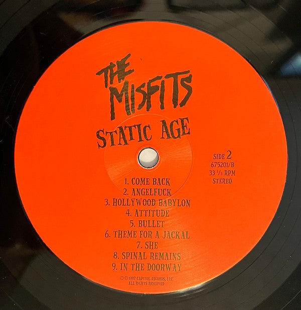 The Misfits* : Static Age (LP, Album, RE)