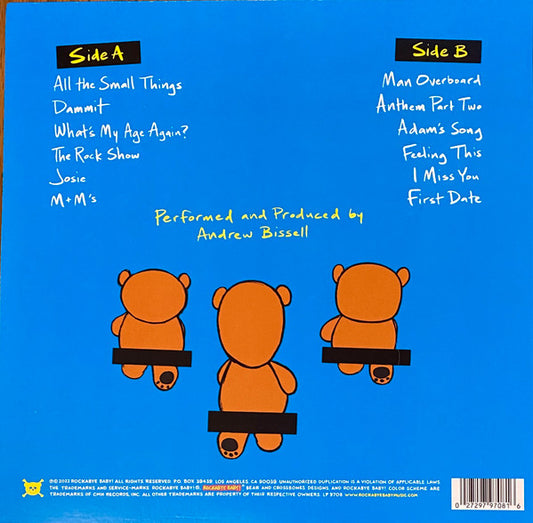 Andrew Bissell : Rockabye Baby! Lullaby Renditions Of Blink-182 (LP, Album, RSD, Ltd, RE, Yel)