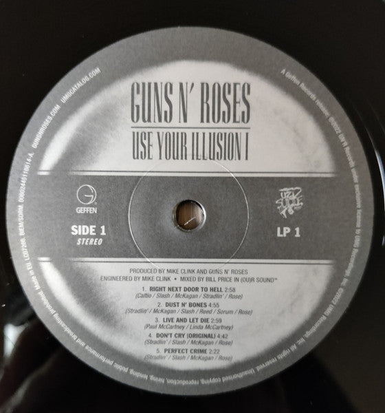 Guns N' Roses : Use Your Illusion I (2xLP, Album, RE, RM, Gat)
