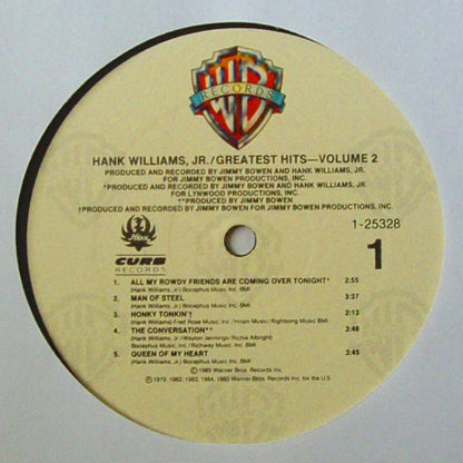 Hank Williams Jr. : Greatest Hits Volume 2 (LP, Comp)
