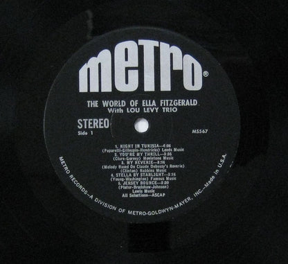 Ella Fitzgerald With Lou Levy Trio : The World Of Ella Fitzgerald (LP, Album)