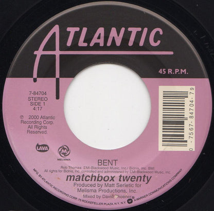 Matchbox Twenty : Bent (7", Single)