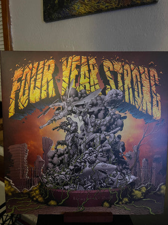 Four Year Strong : Enemy Of The World (LP, Album, Yel)