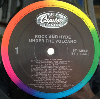 Rock And Hyde : Under The Volcano (LP, Album, Spe)