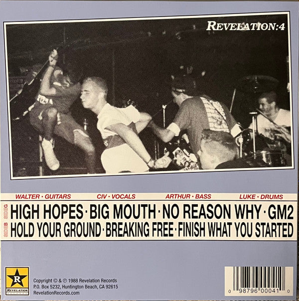 Gorilla Biscuits : Gorilla Biscuits (7", EP, RP, Tur)