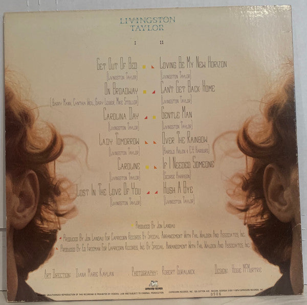 Livingston Taylor : Echoes (LP, Comp, Pit)