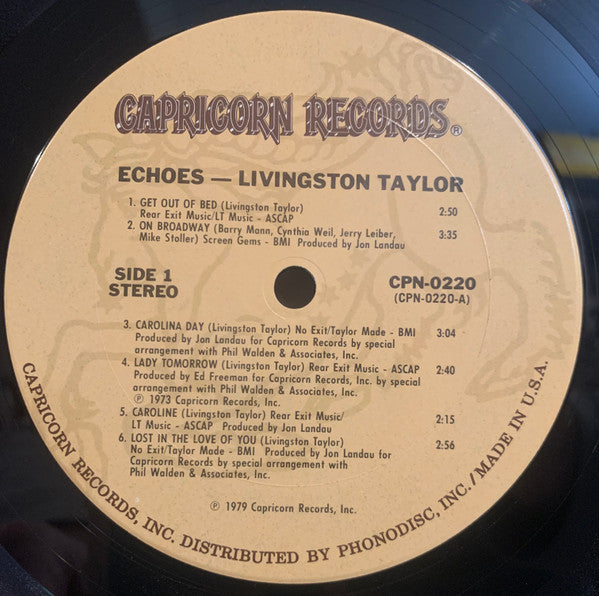 Livingston Taylor : Echoes (LP, Comp, Pit)