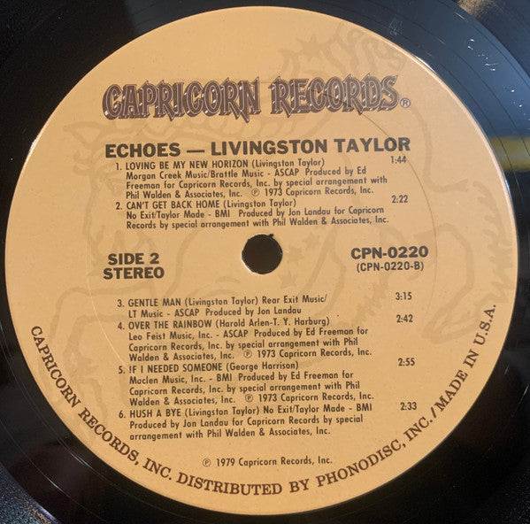 Livingston Taylor : Echoes (LP, Comp, Pit)