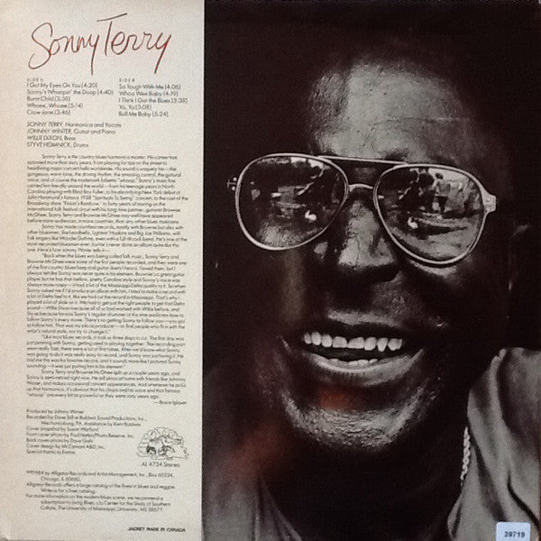 Sonny Terry, Johnny Winter, Willie Dixon, Styve Homnick : Whoopin' (LP, Album, RE)