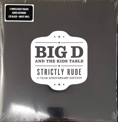 Big D And The Kids Table : Strictly Rude (LP + LP, Whi + Album, Ltd, RE, 15 )
