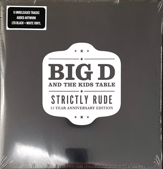 Big D And The Kids Table : Strictly Rude (LP + LP, Whi + Album, Ltd, RE, 15 )