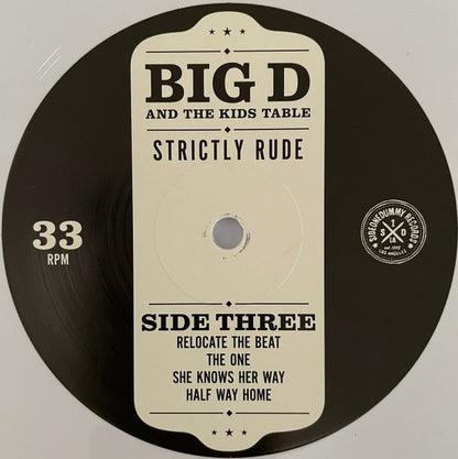 Big D And The Kids Table : Strictly Rude (LP + LP, Whi + Album, Ltd, RE, 15 )