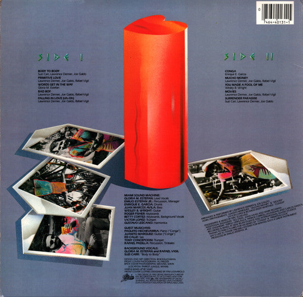 Miami Sound Machine : Primitive Love (LP, Album, Pit)