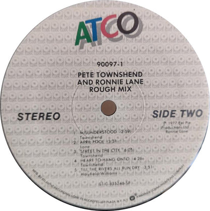 Pete Townshend • Ronnie Lane : Rough Mix (LP, Album, RE, RP, Spe)
