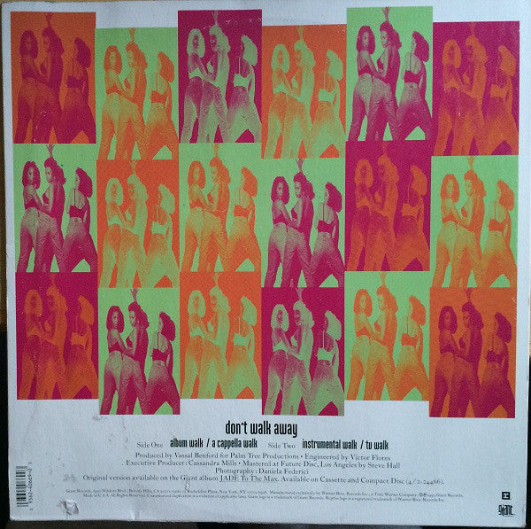 Jade (3) : Don't Walk Away (12", Maxi, Whi)