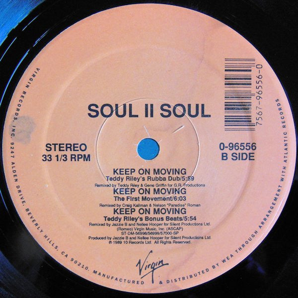 Soul II Soul : Keep On Movin (12")