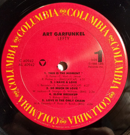 Art Garfunkel : Lefty (LP, Album)