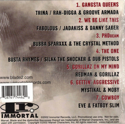 Various : Blade II (The Soundtrack) / Funkmaster Flex Presents Blade II (CD, Promo, Smplr)