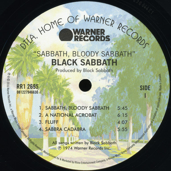 Black Sabbath : Sabbath Bloody Sabbath (LP, Album, RE, RM, 180)
