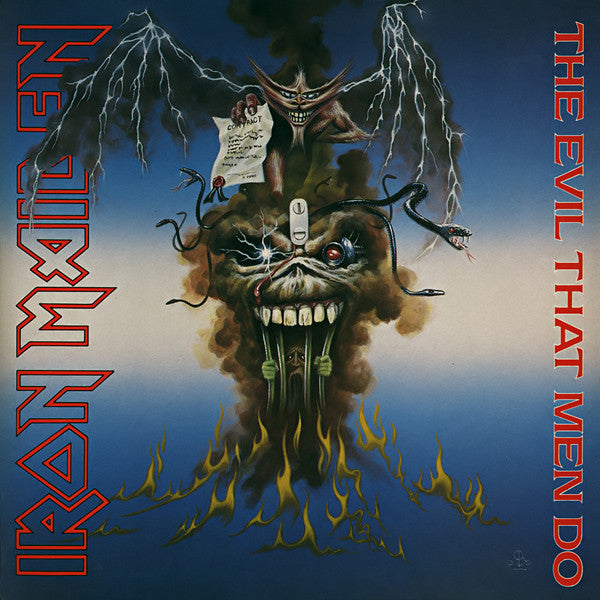 Iron Maiden : The Evil That Men Do (7", Single, Gat)