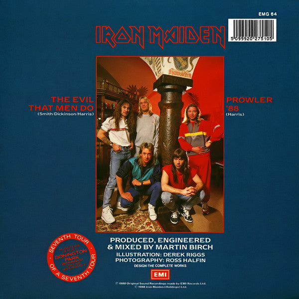Iron Maiden : The Evil That Men Do (7", Single, Gat)