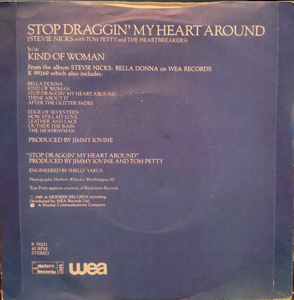 Stevie Nicks With Tom Petty And The Heartbreakers : Stop Draggin' My Heart Around (7", Single)