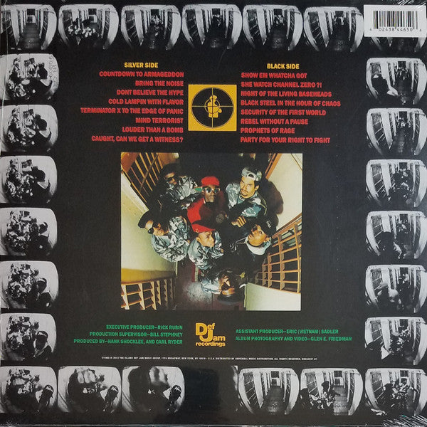 Public Enemy : It Takes A Nation Of Millions To Hold Us Back (LP, Album, Ltd, RE, Red)