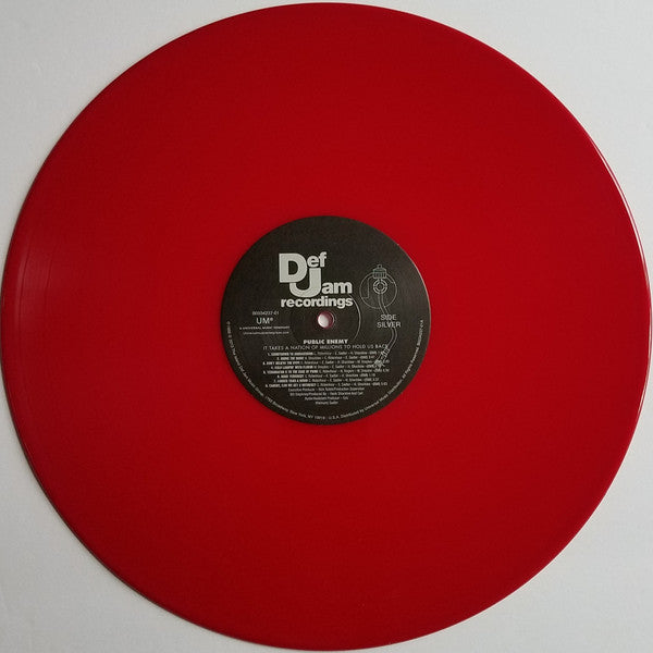 Public Enemy : It Takes A Nation Of Millions To Hold Us Back (LP, Album, Ltd, RE, Red)