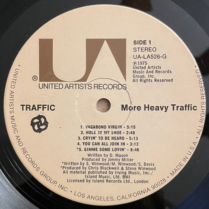 Traffic : More Heavy Traffic (LP, Comp, Res)