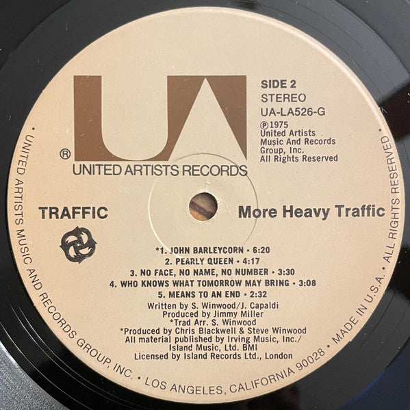 Traffic : More Heavy Traffic (LP, Comp, Res)