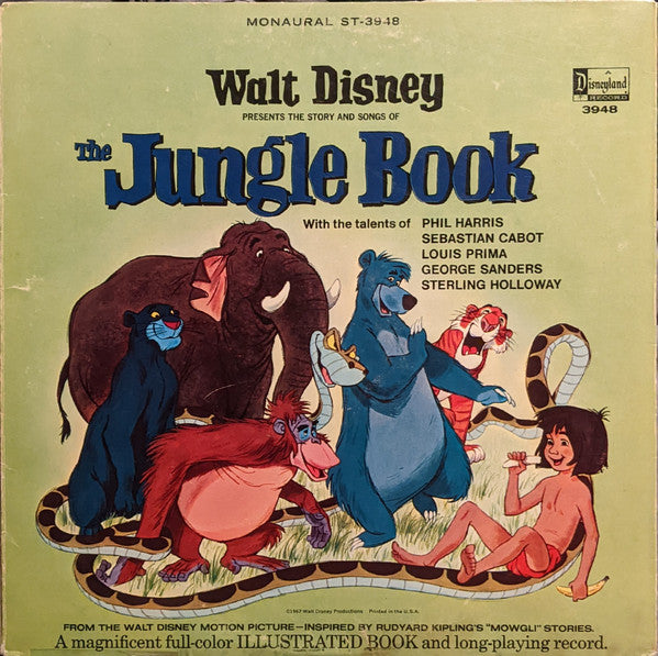 Various : The Story And Songs Of The Jungle Book (LP, Album, Mono, RP)