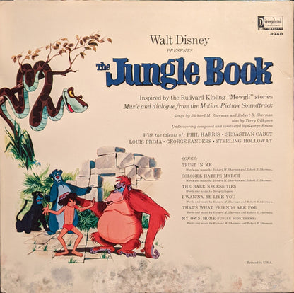 Various : The Story And Songs Of The Jungle Book (LP, Album, Mono, RP)