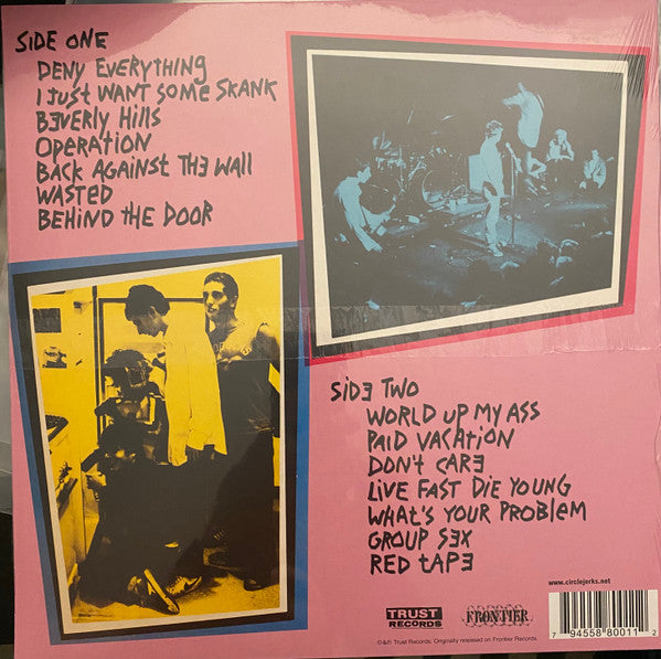 Circle Jerks : Group Sex (LP, Album, Dlx, RE, RM, Tra)