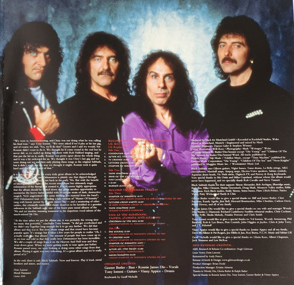 Black Sabbath : Dehumanizer  (LP, Album, RE + LP + Dlx, Gat)