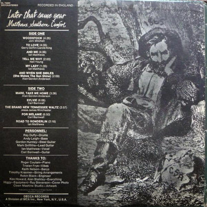 Matthews Southern Comfort* : Later That Same Year (LP, Album, Glo)
