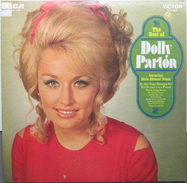 Dolly Parton : The Best Of Dolly Parton (LP, Comp, RE)
