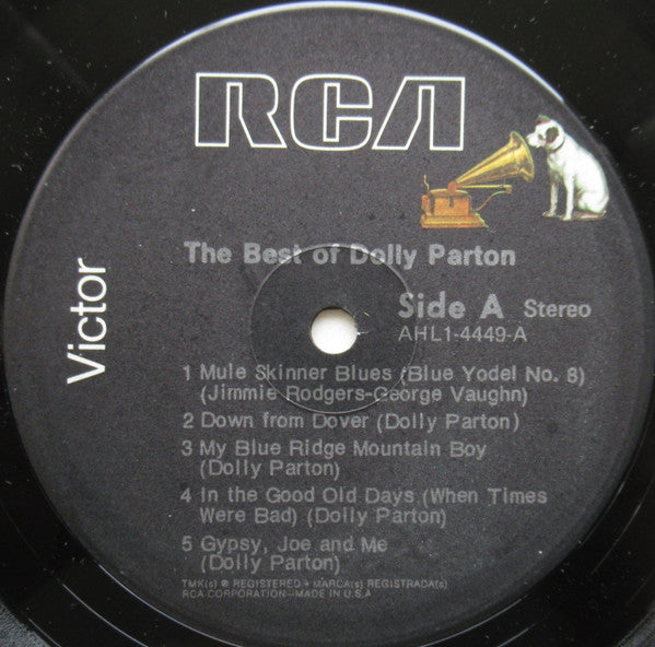 Dolly Parton : The Best Of Dolly Parton (LP, Comp, RE)