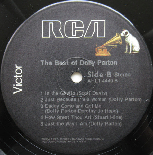 Dolly Parton : The Best Of Dolly Parton (LP, Comp, RE)