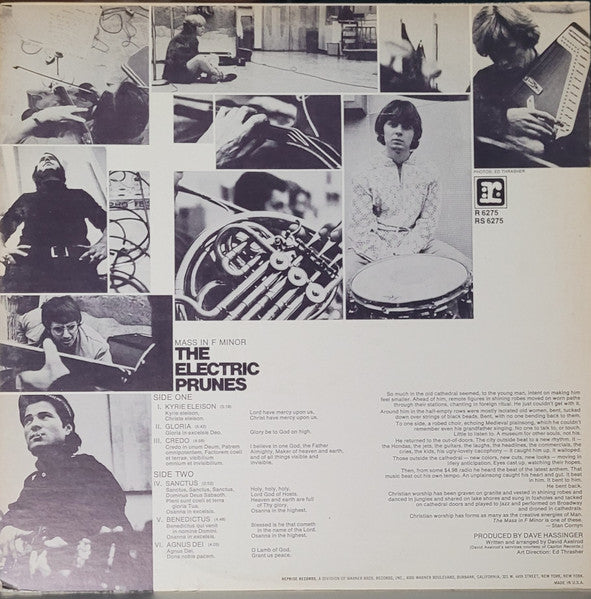 The Electric Prunes : Mass In F Minor (LP, Album, San)