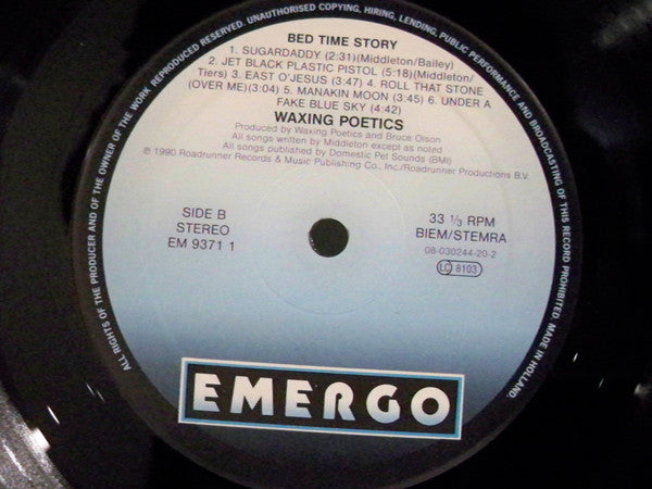 Waxing Poetics : Bed Time Story (LP)