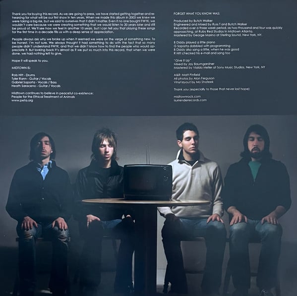 Midtown : Forget What You Know (LP, Album, Ltd, RE, Red)